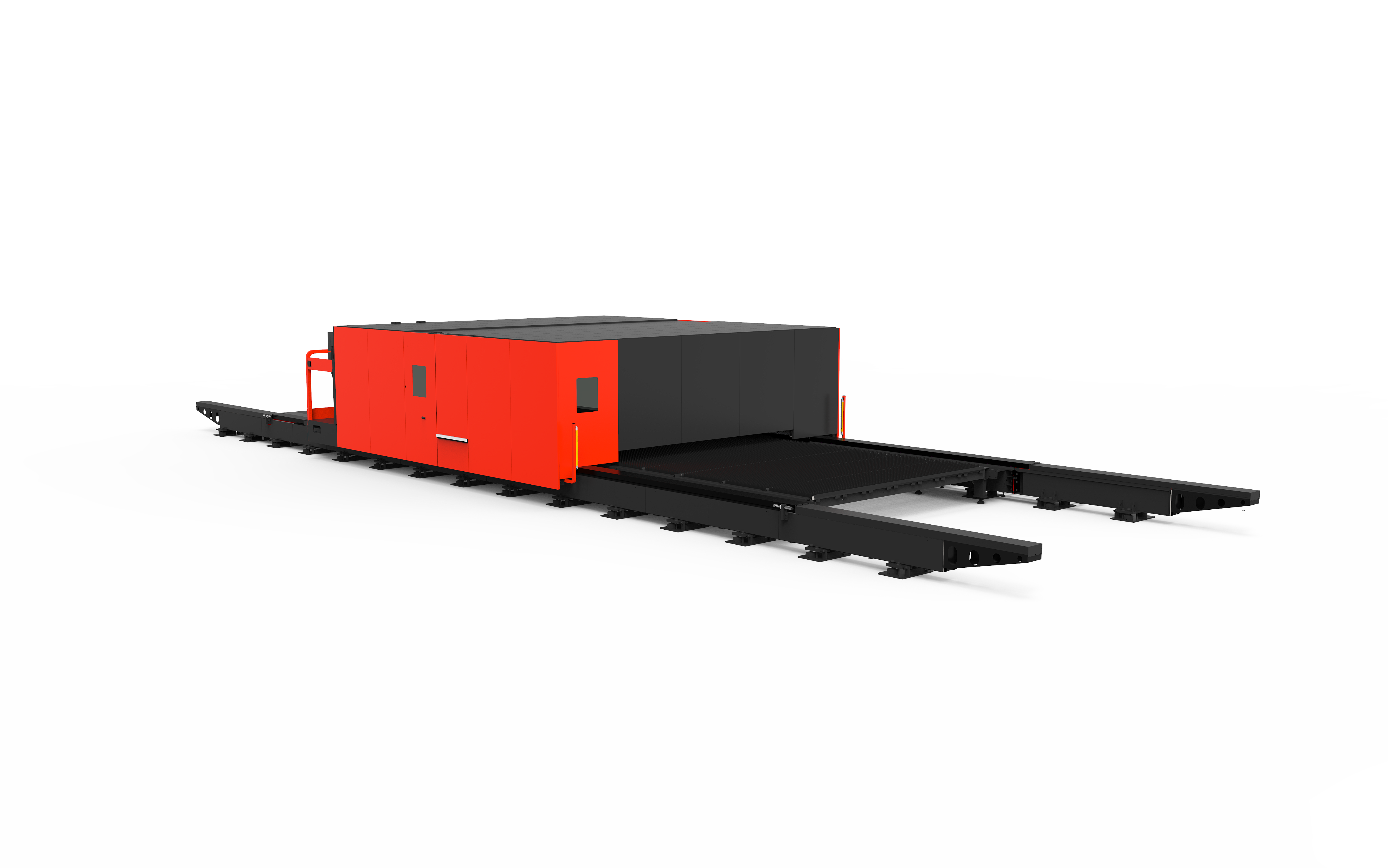 D-Giant Big Size Ground-Rail Fiber Laser Cutting Machine